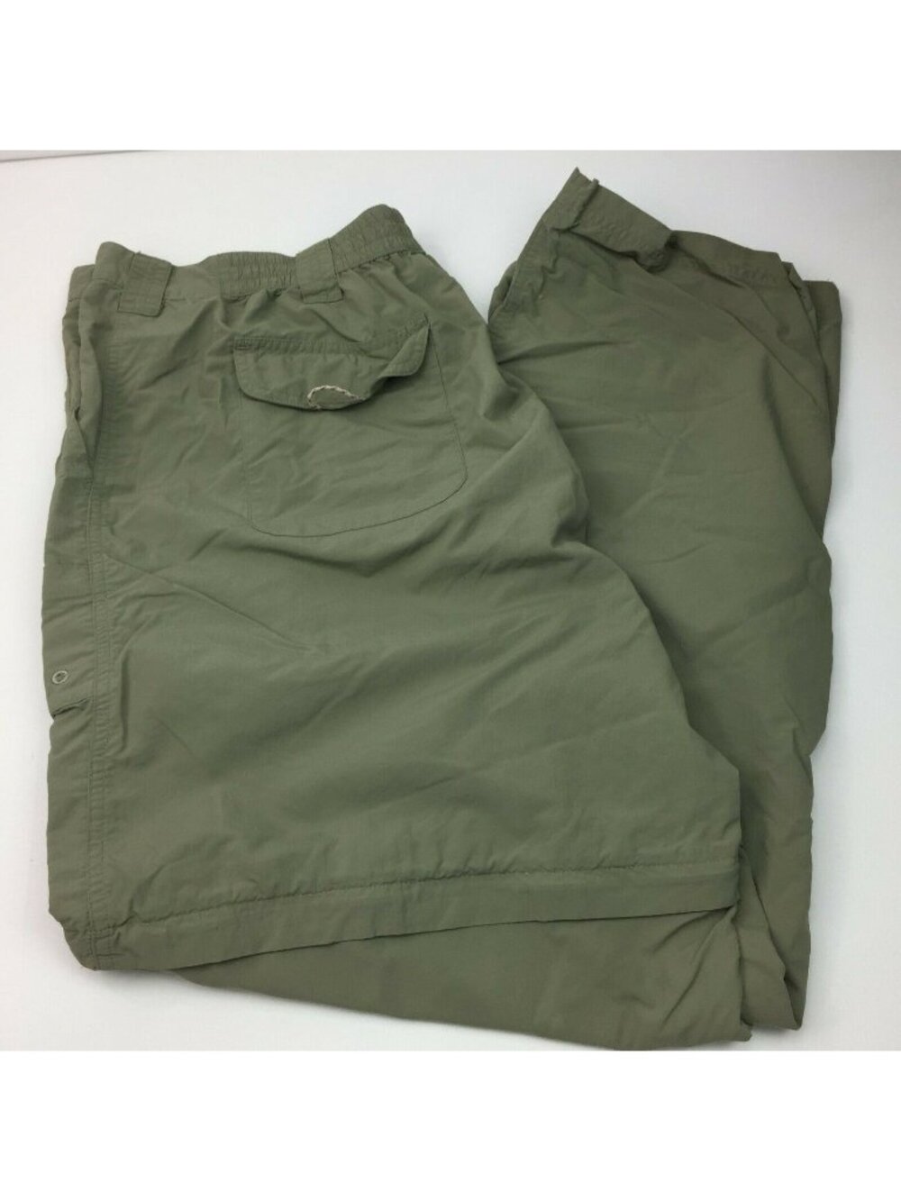 Field & Stream Men's Convertible Cargo Pants Shorts Olive Green Size X Large